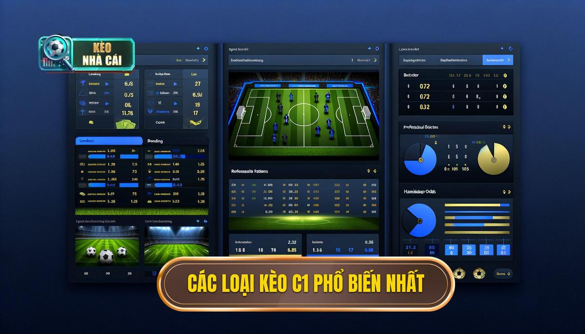 Các loại Kèo nhà cái C1 Châu Âu phổ biến nhất