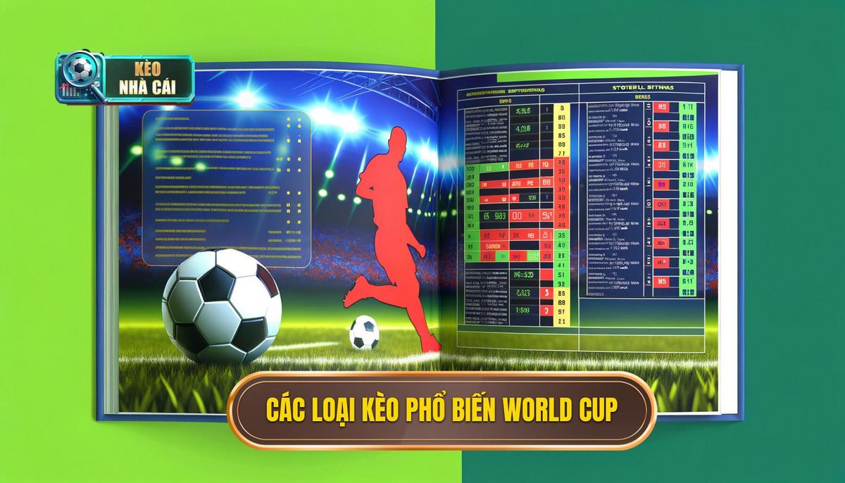 Các loại kèo phổ biến trong Kèo nhà cái World Cup